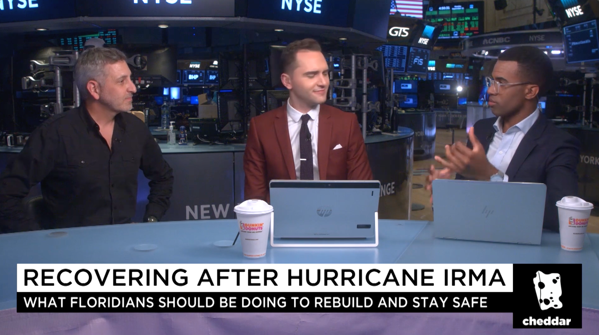 CheddarTV - Joel Smernoff talking about Hurricanes Harvey and Irma