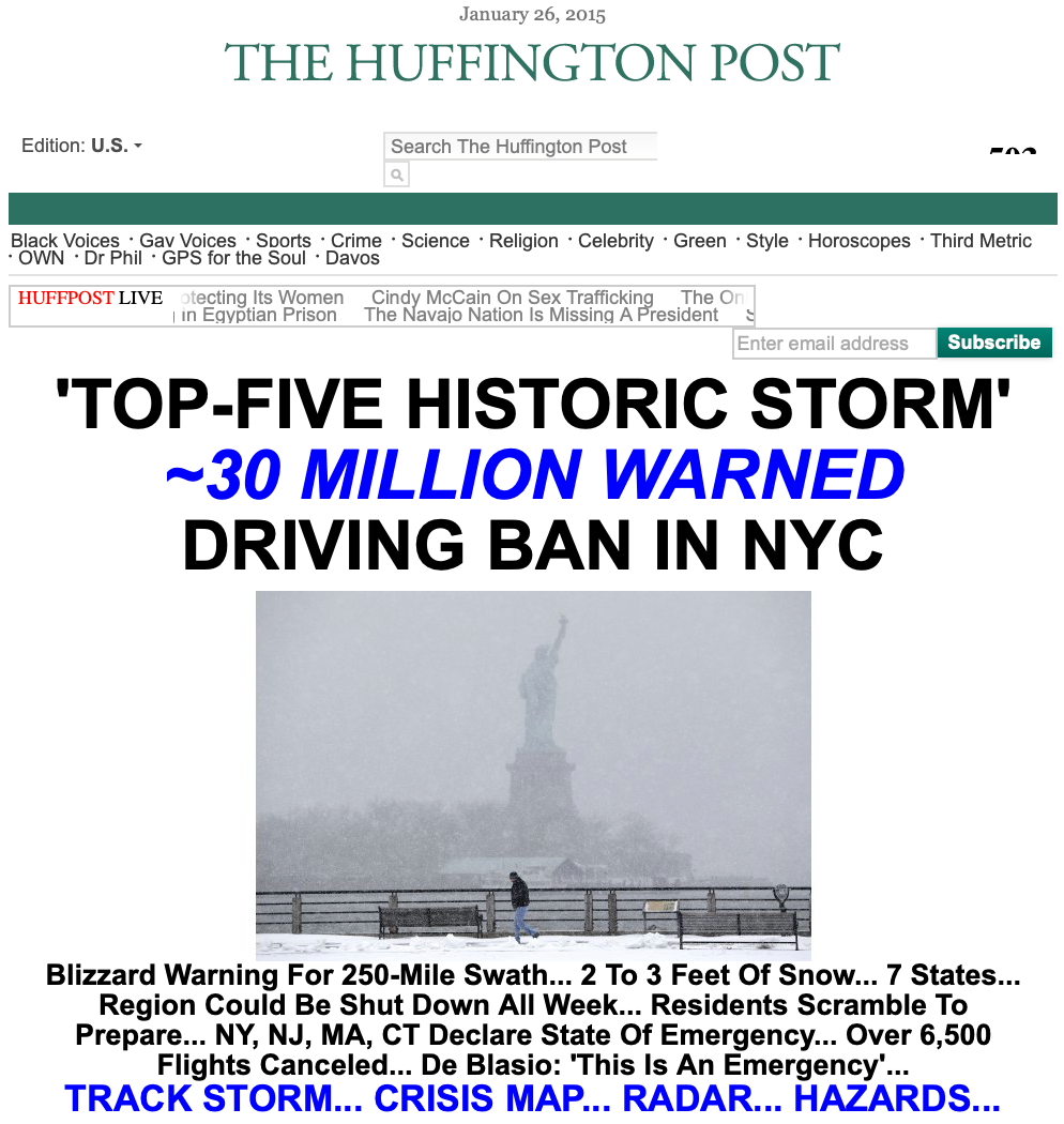 The Huffington Post - Disaster Prep: Are You Ready?